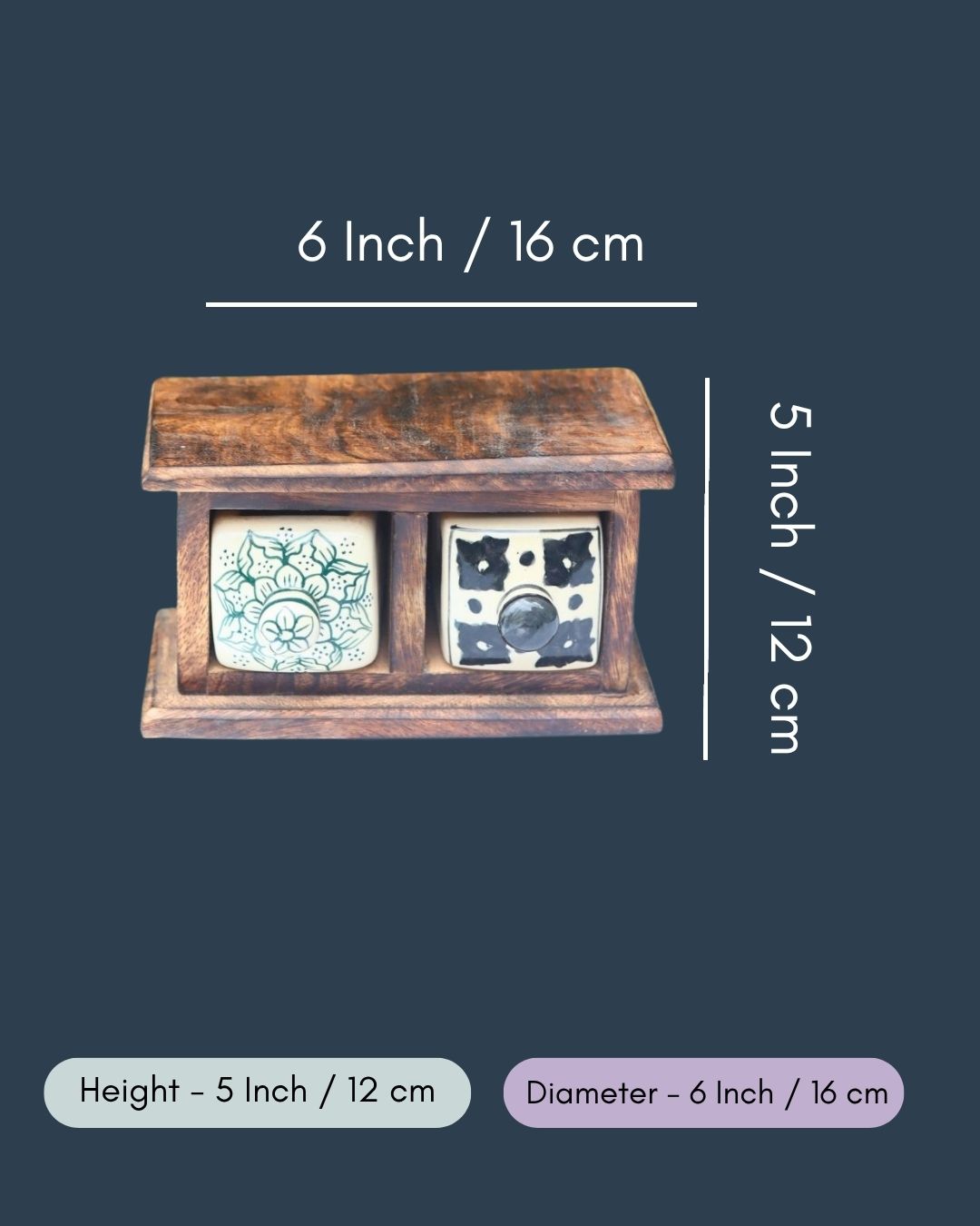 Wooden Decor Drawer – Abstract Craft