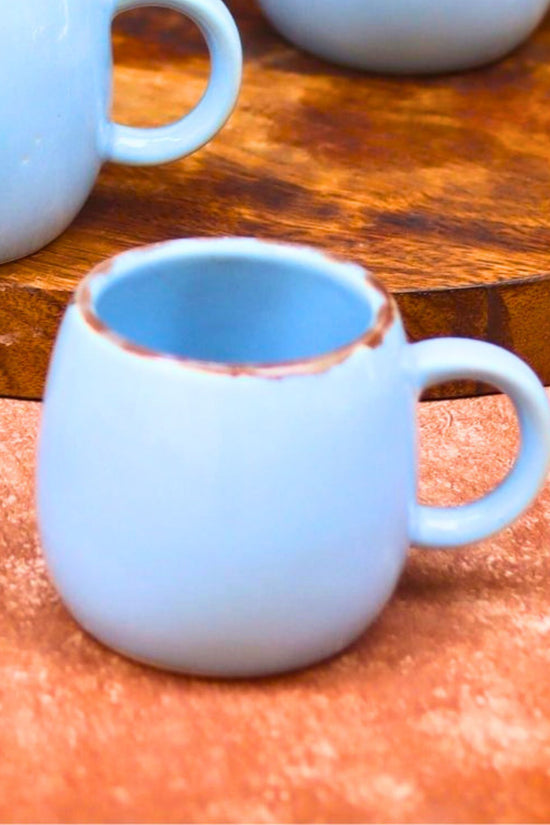 Sky Blue Ovule Tea Cups with premium quality material