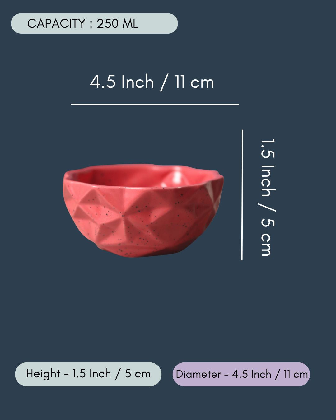 Red Diamond Bowl - Small