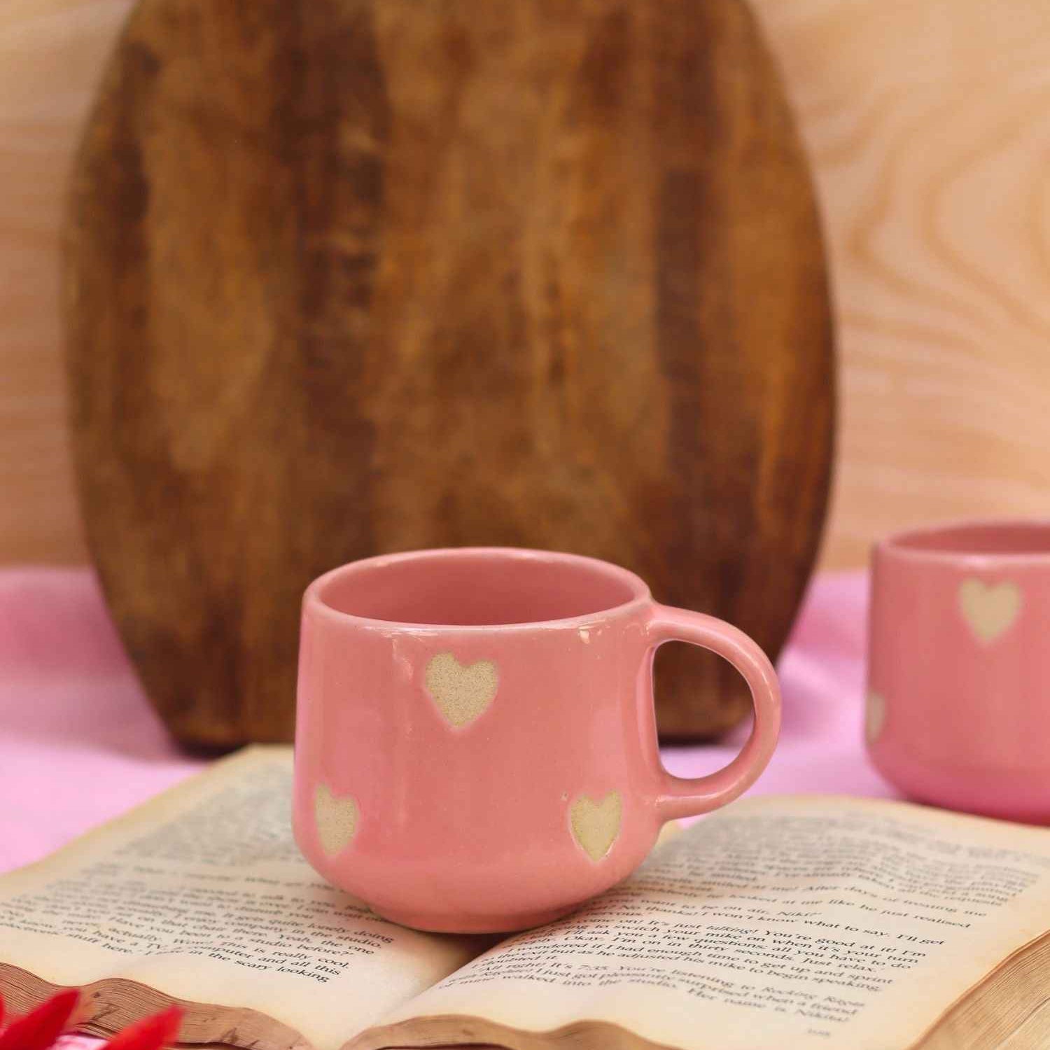 Pink Heart Throb Mug