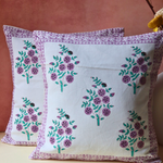 flower cushion cover