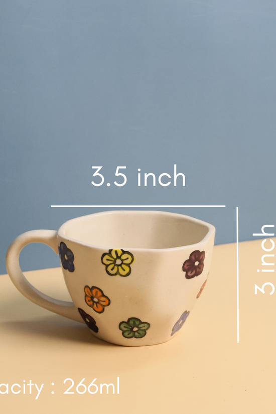 White coffee mug specification