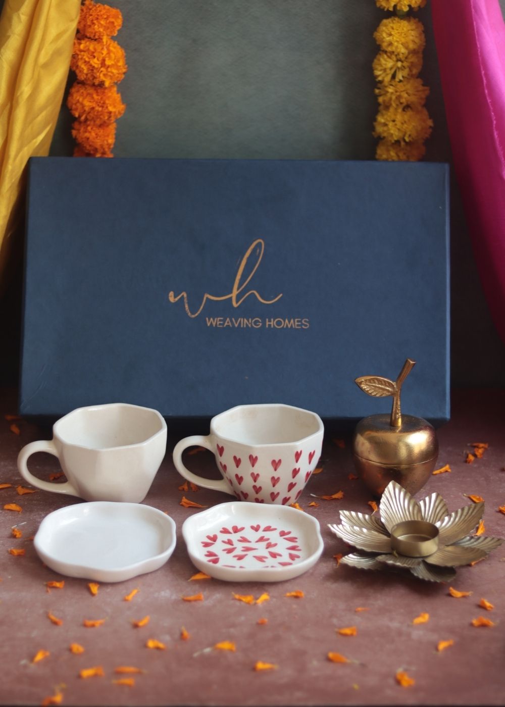 Handmade Set of 6 Sip & Sparkle Combo (for the price of 5) Diwali Gift Box