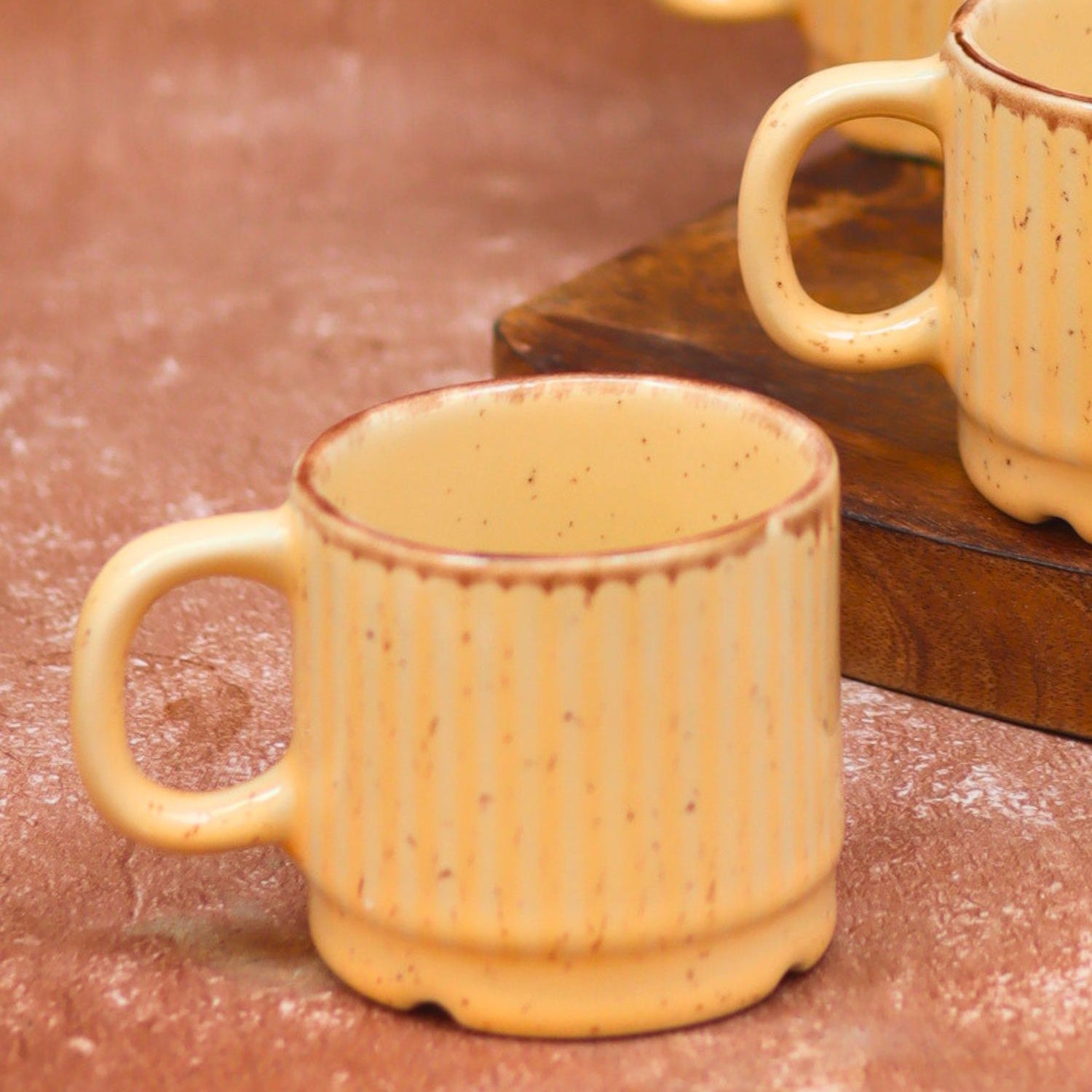 Handmade Ivory Bliss Tea cup