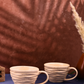 white twirl coffee mug
