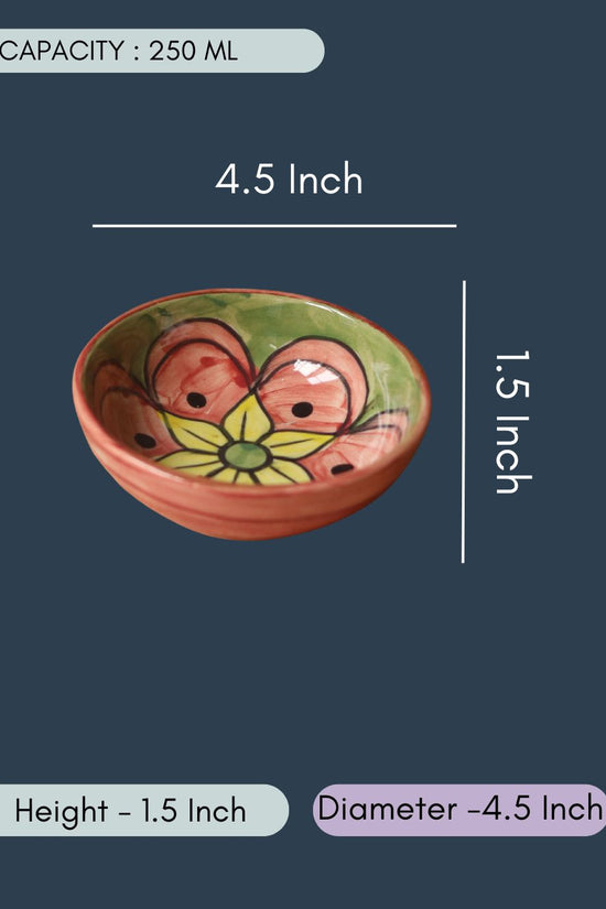 Green & Pink Nut Bowl