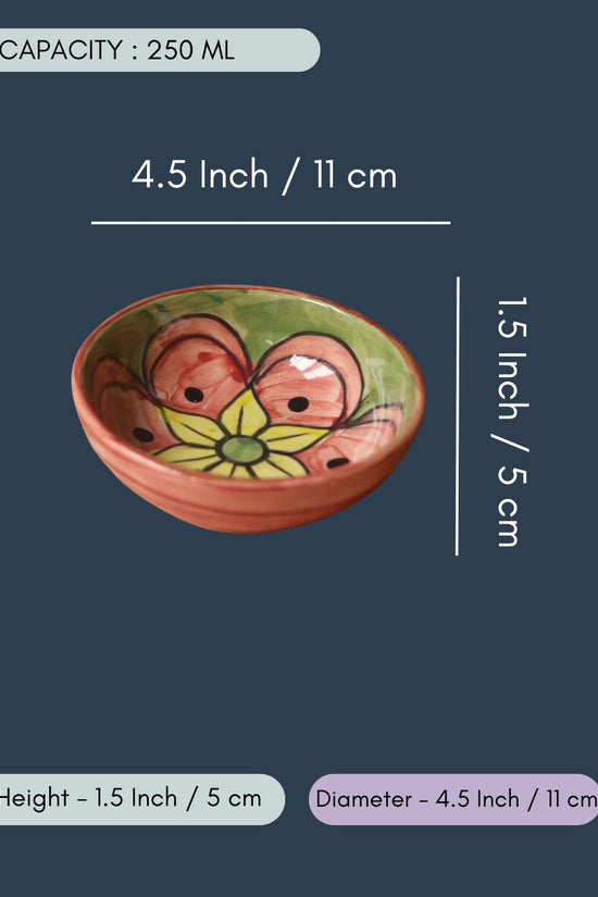 Green & Pink Nut Bowl