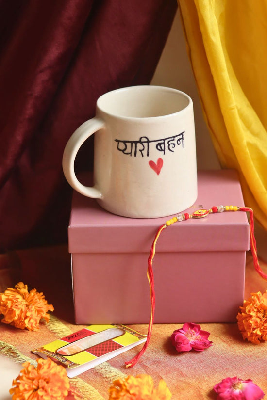 Pyaari Behan - Rakhi Gift Box handmade in India