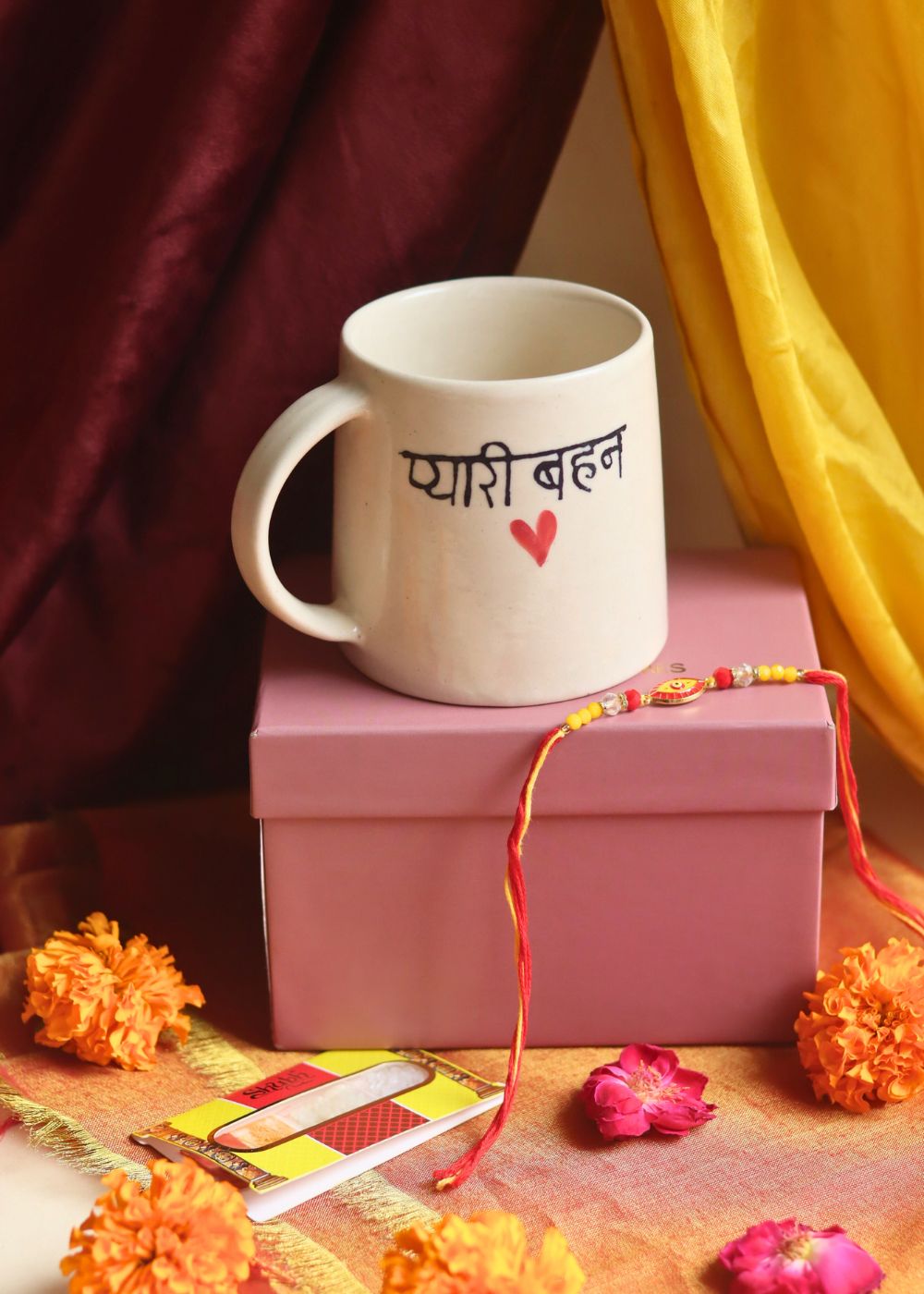 Pyaari Behan - Rakhi Gift Box handmade in India