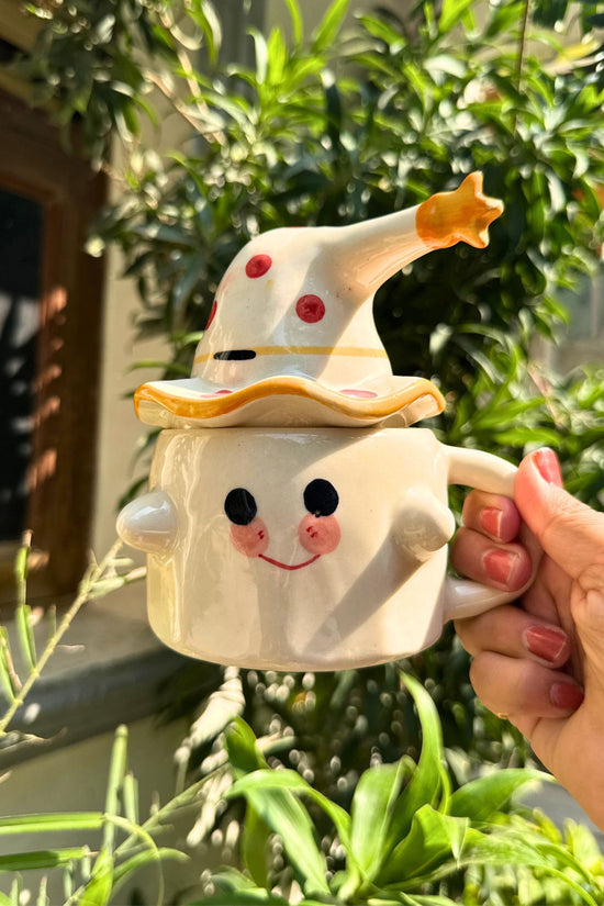 Spooky Ghost Mug with Lid