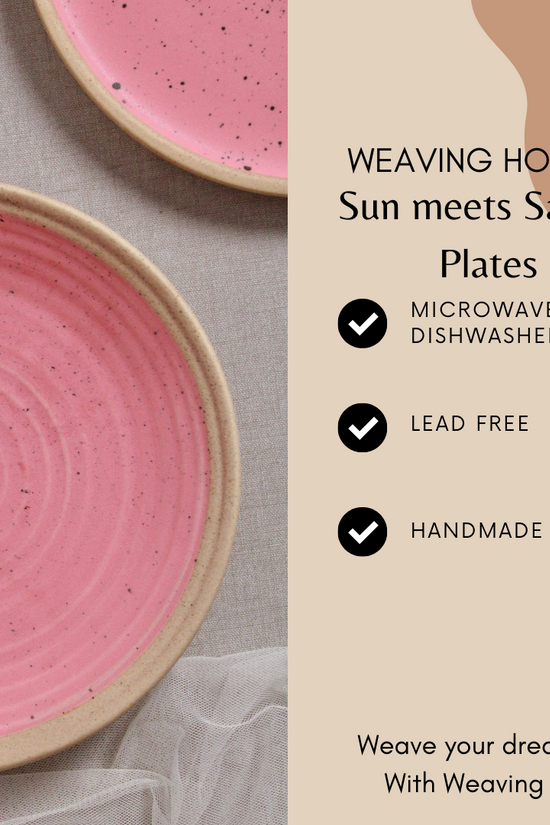 Handmade ceramic plate signification