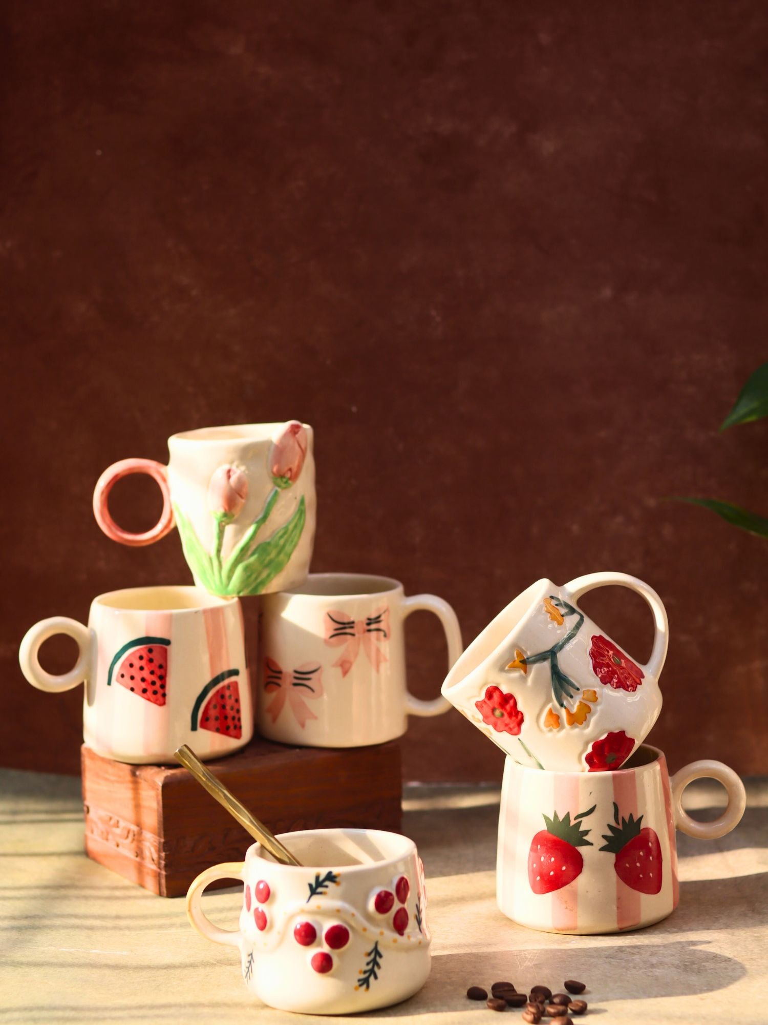 Set of 6 Cozy Morning Mugs (for the price of 5) with premium quality material