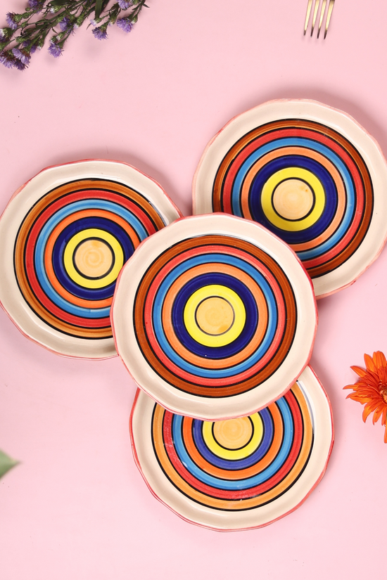 Rainbow Swirl Plate