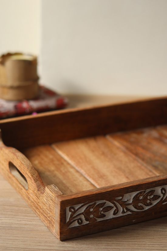 Wooden Carved Tray