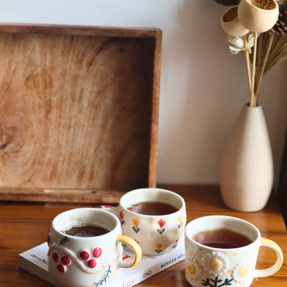 handmade mugs set of 3