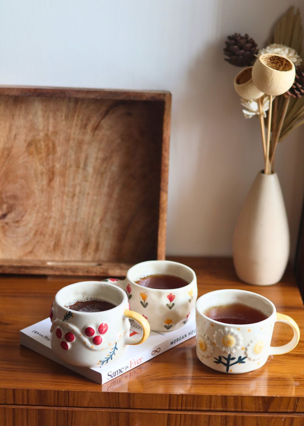 handmade mugs set of 3