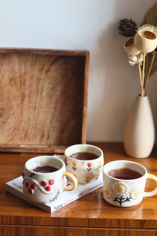 handmade mugs set of 3