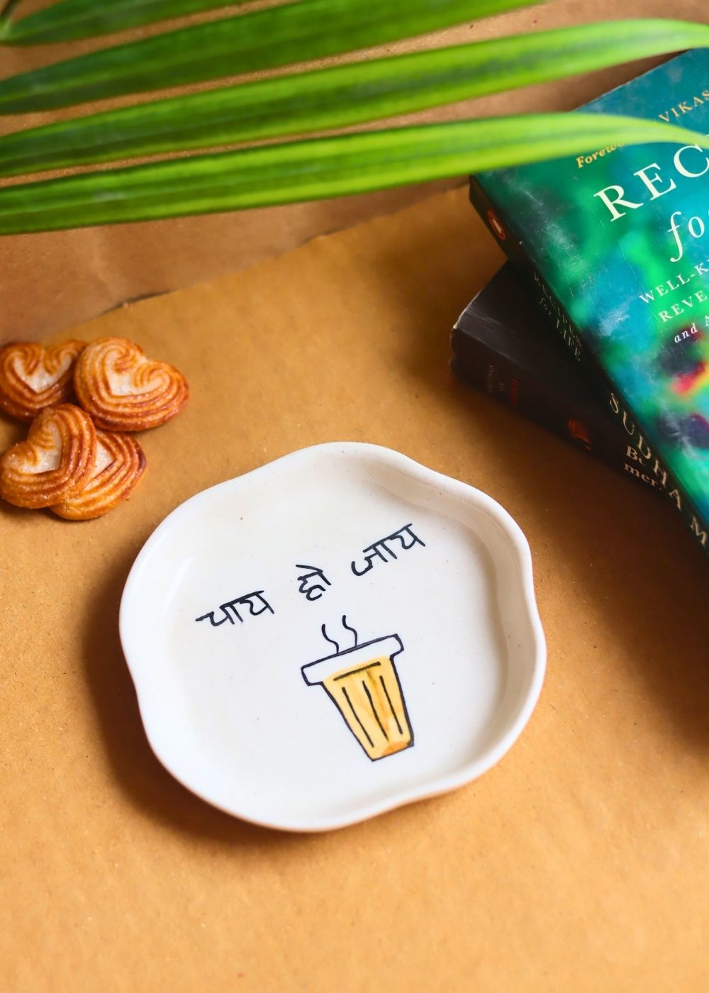 Chai Ho Jaye Handmade Dessert Plate - The Chai Lovers Edit made by ceramic