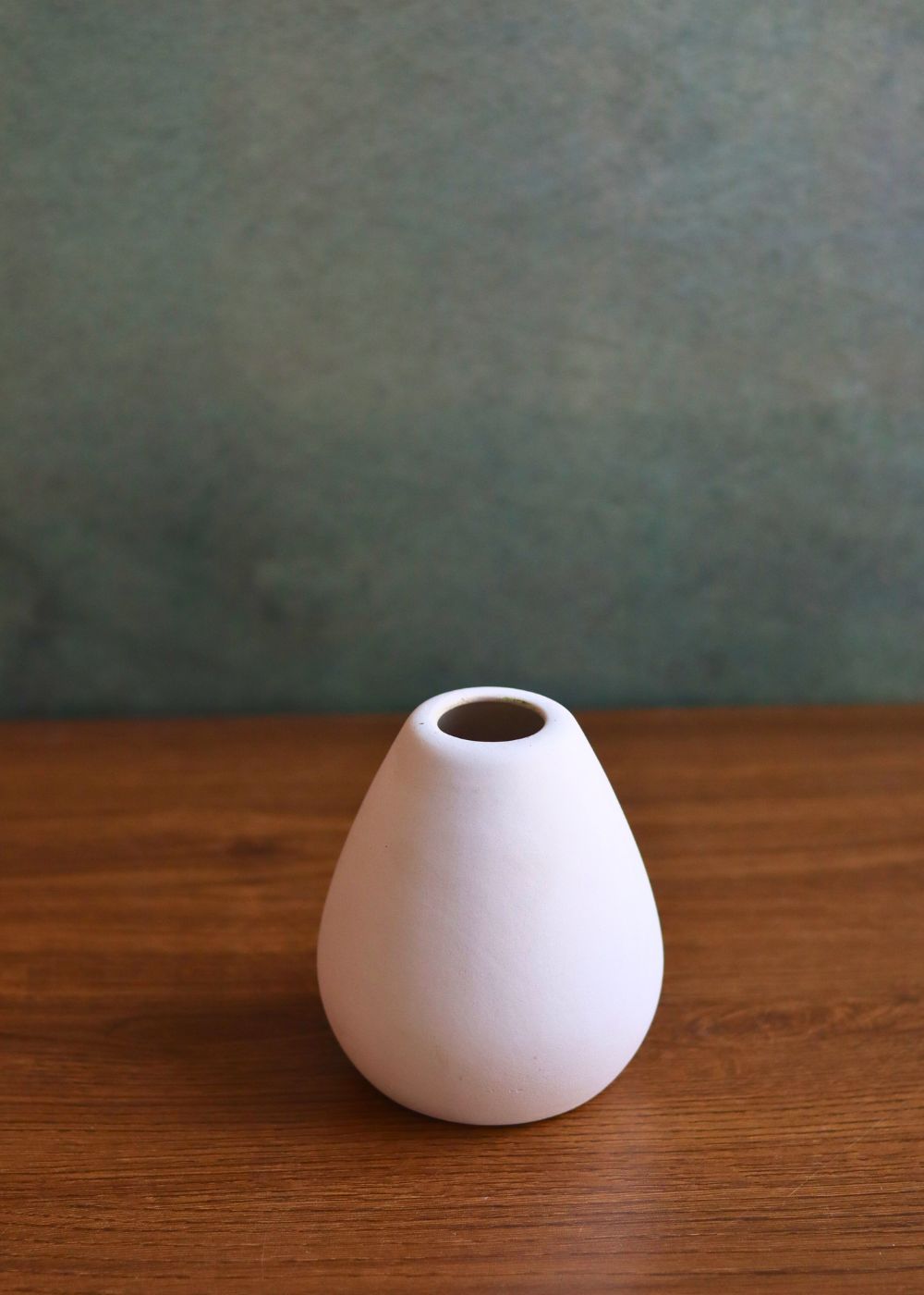 esoteric white vase tall handmade in india 