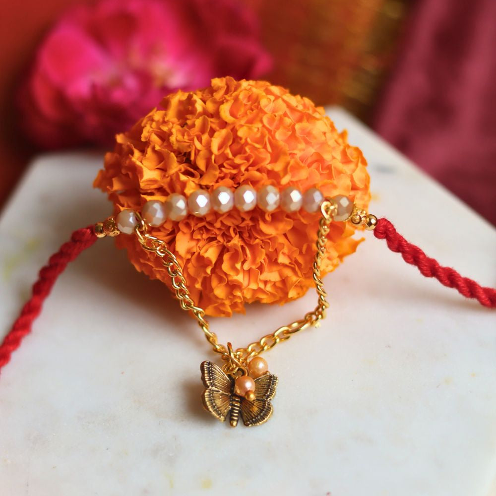 Butterfly Bhabhi Rakhi handmade in India