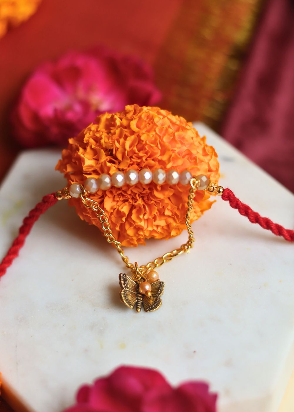 Butterfly Bhabhi Rakhi handmade in India