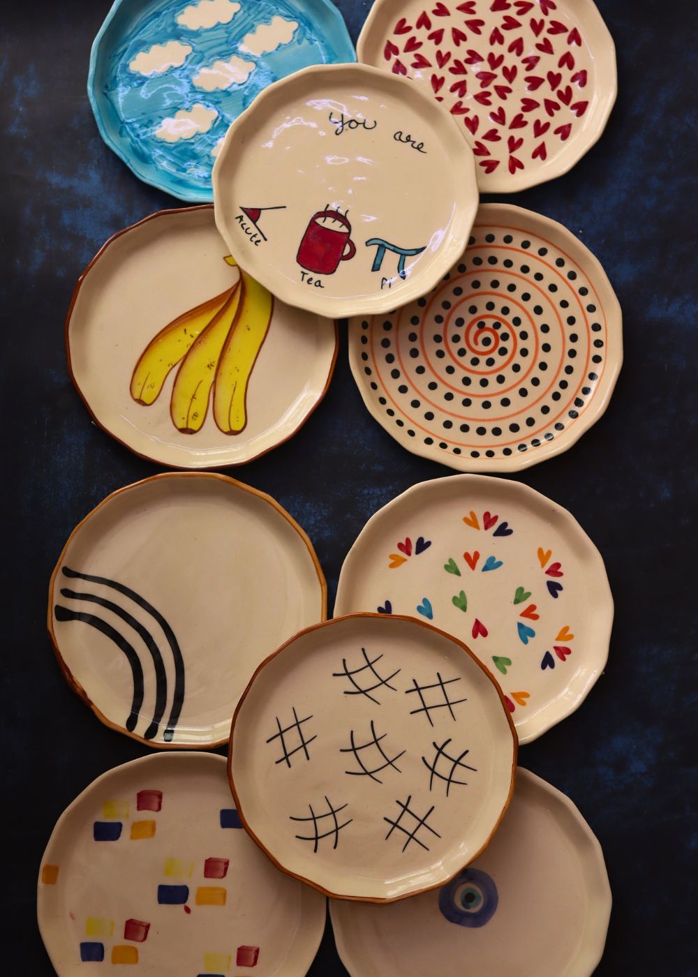 Set of 10 Best selling Snack Plates (For the Price of 7) with premium quality material