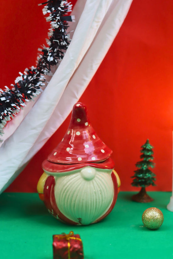 The cutest Santa Jar handmade in India