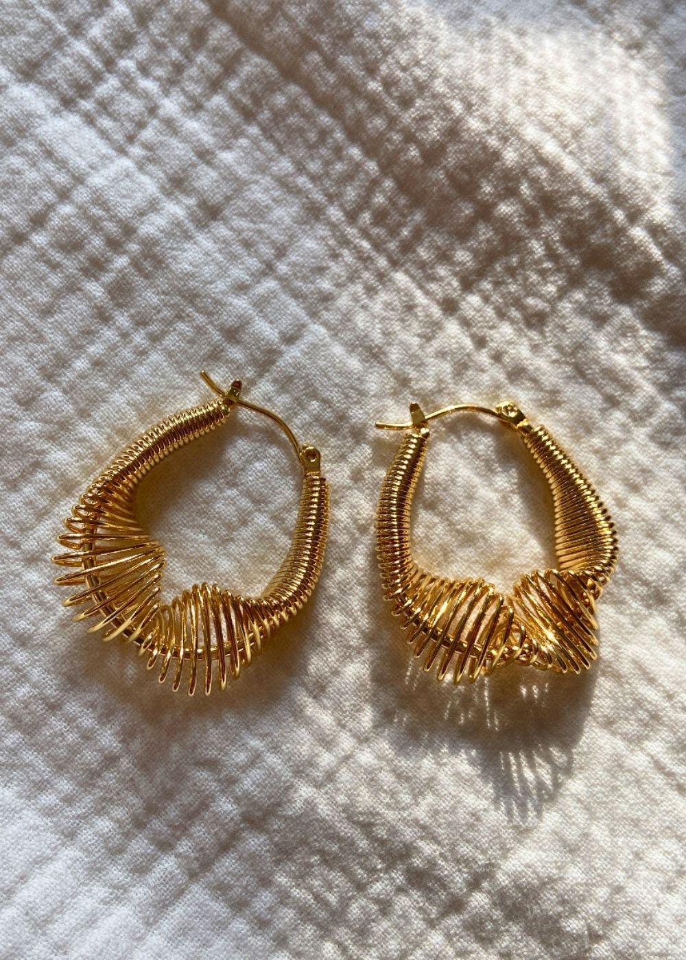 Spring Hoop Earrings handmade in India