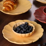 Handmade ceramic bowls & plates with berries 