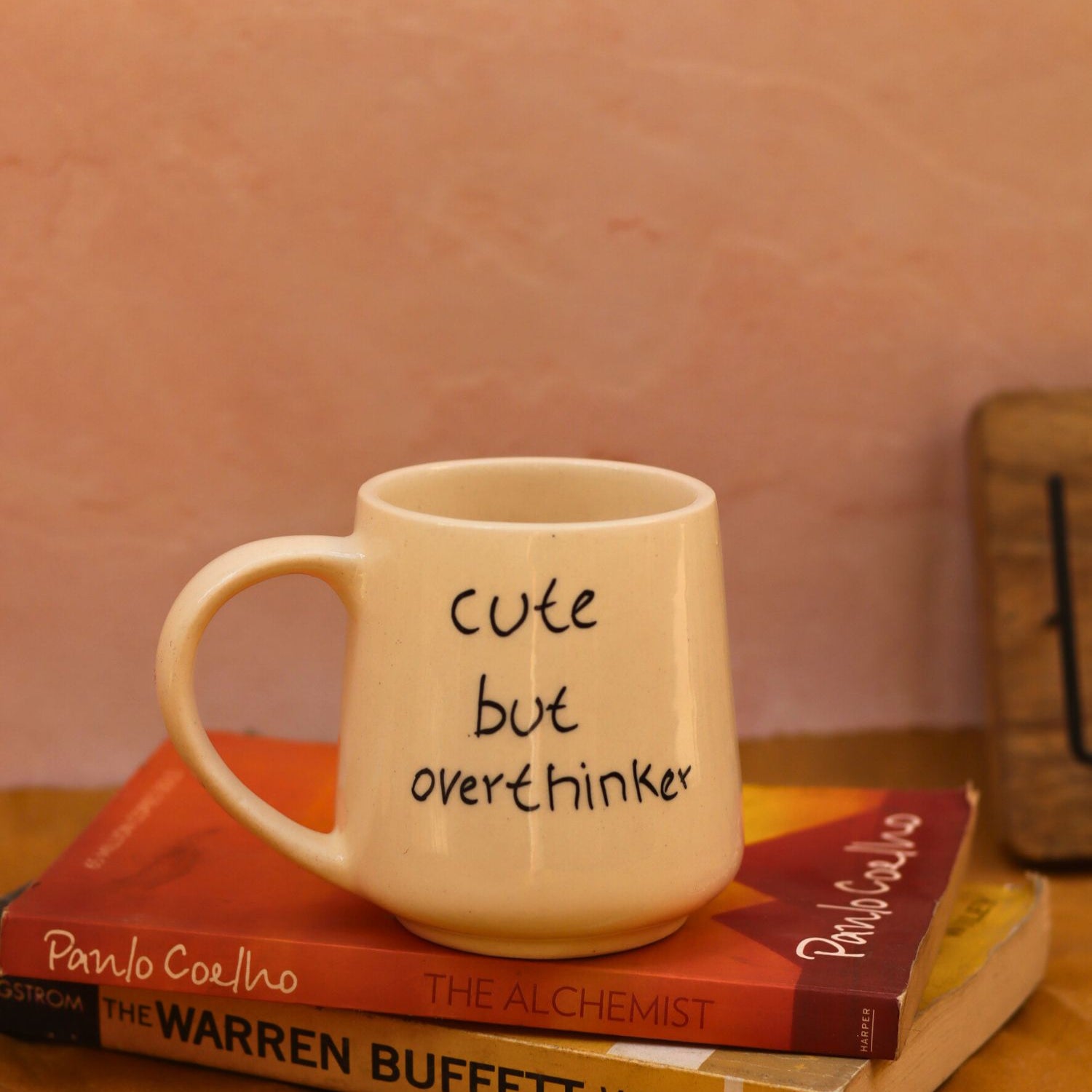 handmade Cute but overthinker Mug