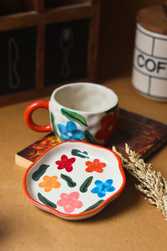 Brightday Mug & Handmade dessert Plate with premium quality material