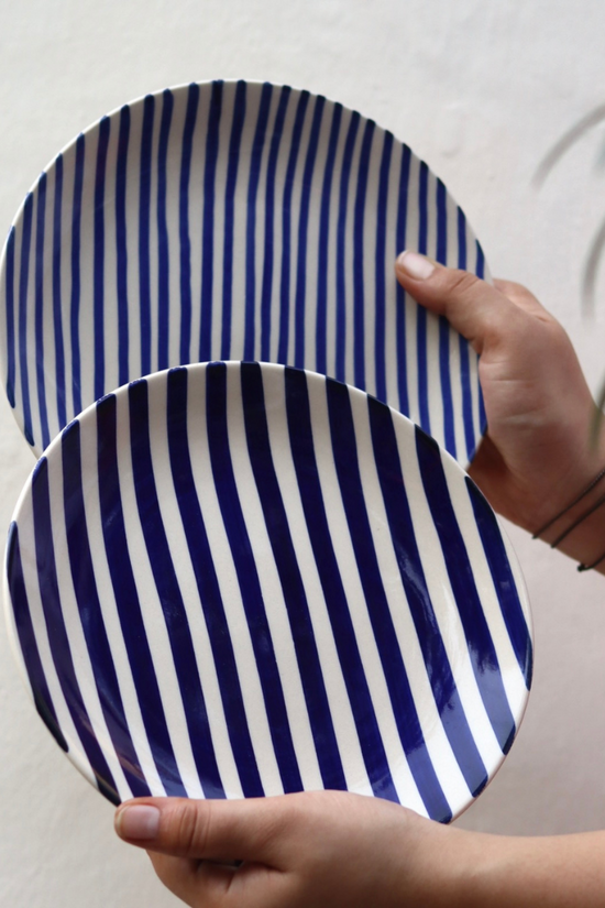 Thick & Thin Stripes Plate