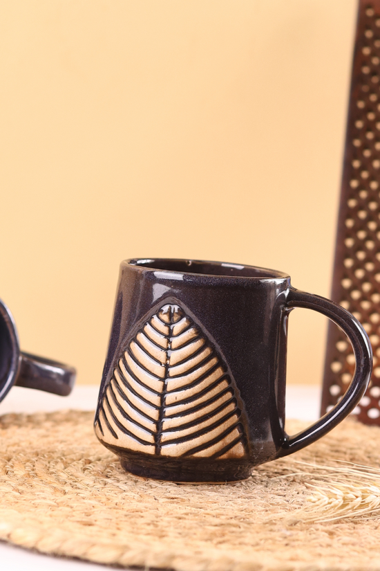 Purple Leaf Coffee Mug