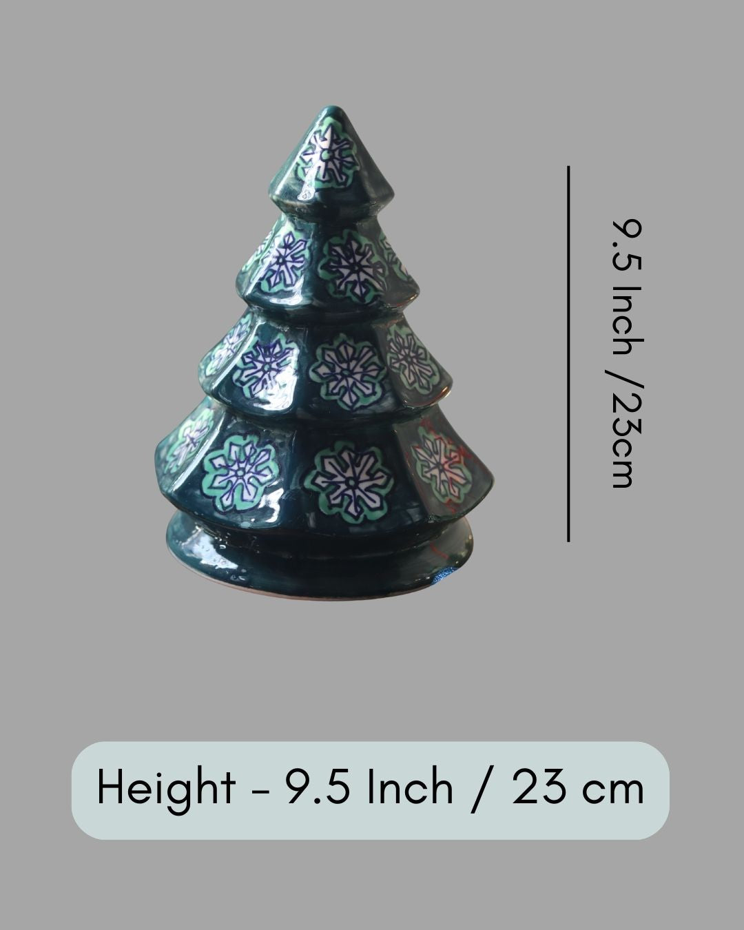 Green Snowflake Christmas tree