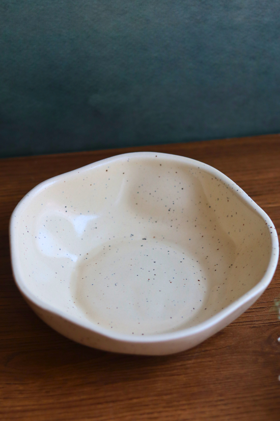 basic creamy bowl with adorable creamy color