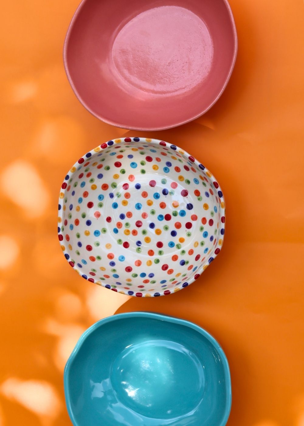 Set of 3 - Serene Glow Bowls combo handmade in India