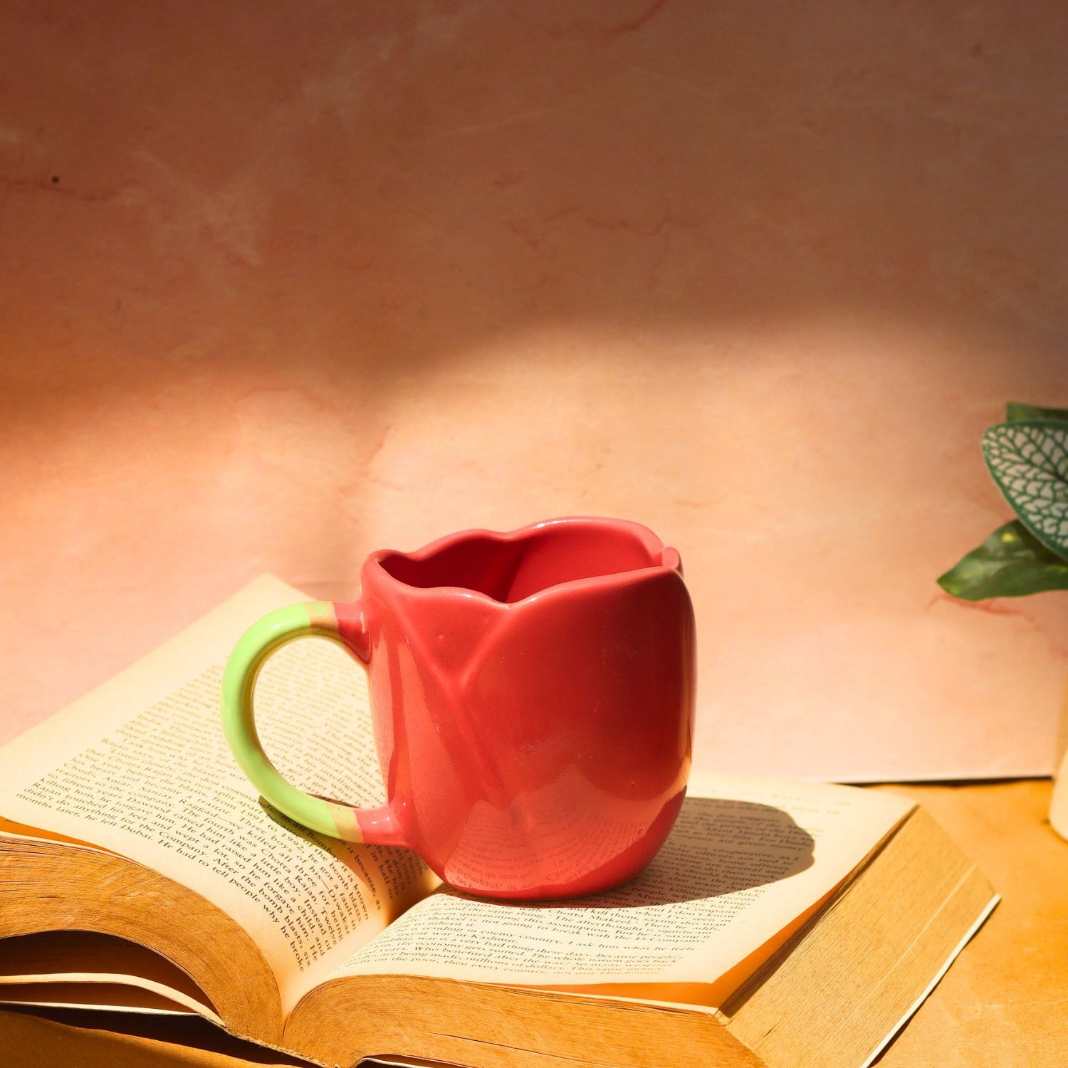 Tulip Coffee Mug - Red with premium quality material