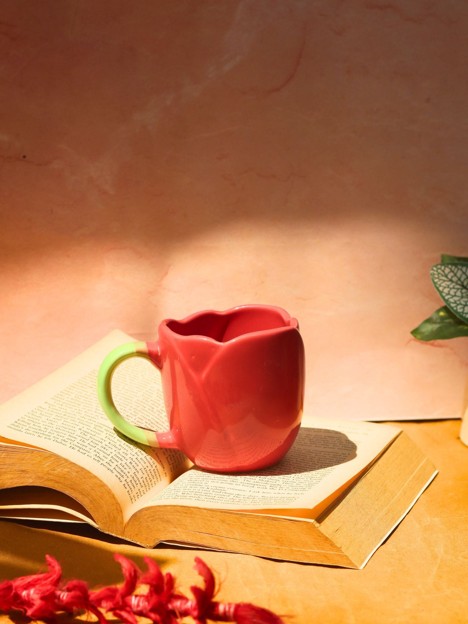 Tulip Coffee Mug - Red with premium quality material