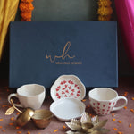 Set of 6 Sip & Sparkle Combo (for the price of 5) Diwali Gift Box handmade in india