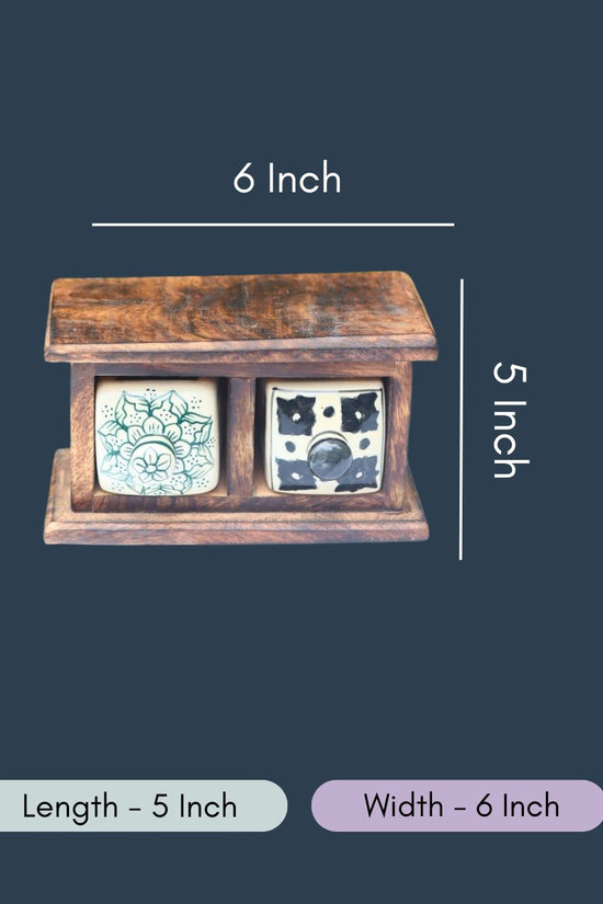 Wooden Decor Drawer – Abstract Craft