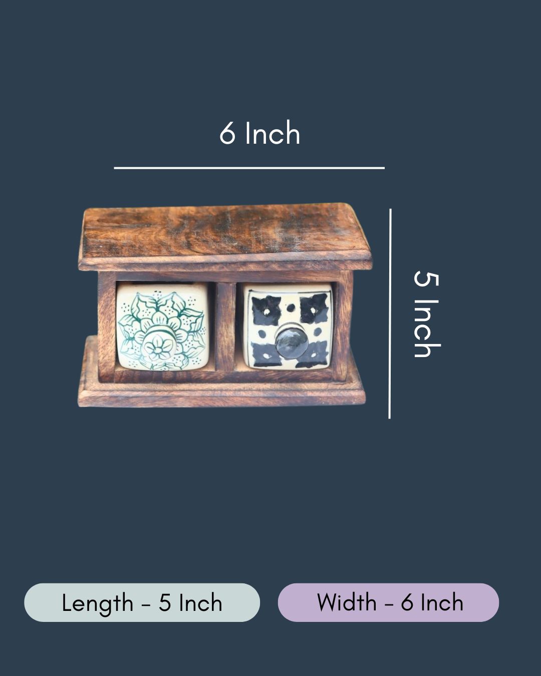 Wooden Decor Drawer – Abstract Craft
