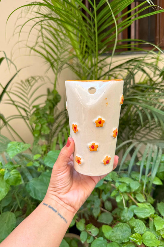 Handmade Yellow Spring Tumbler 