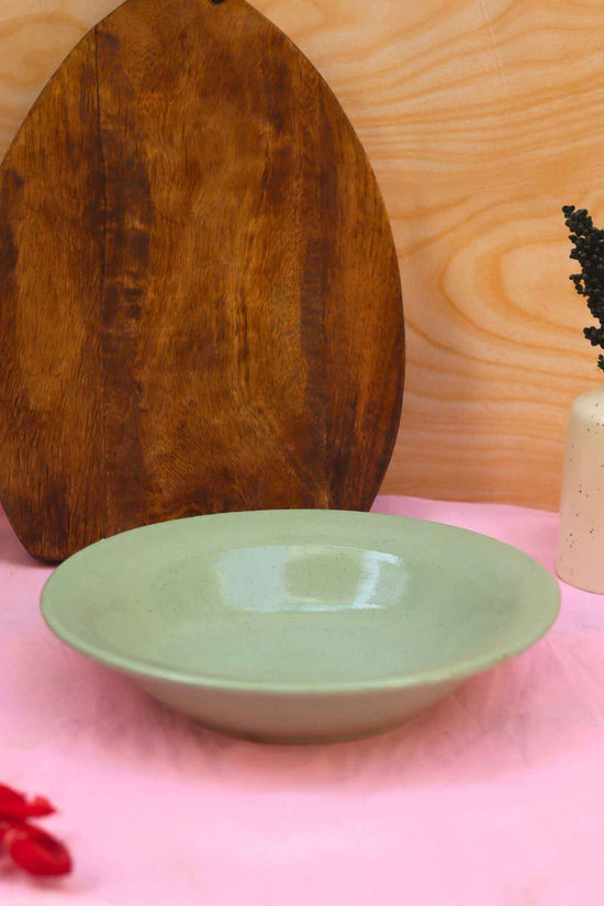Sage Green Pasta Plate