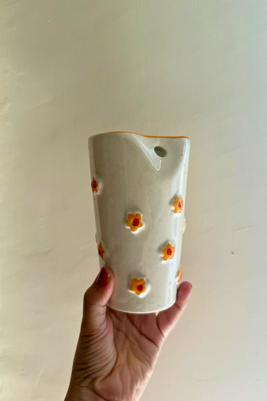Yellow Spring Tumbler  handmade in India
