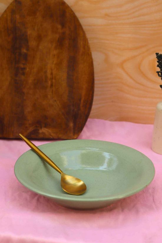 Sage Green Pasta Plate