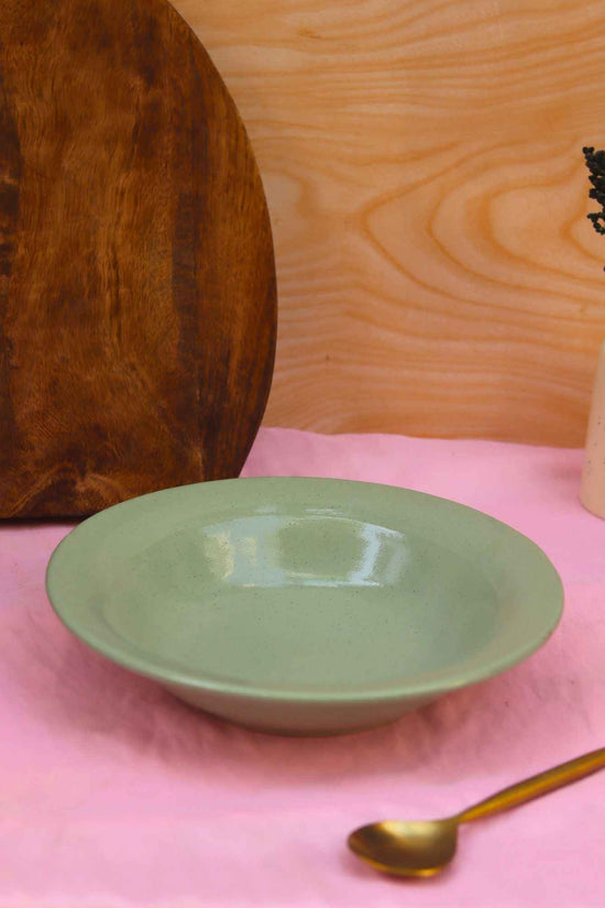 Sage Green Pasta Plate