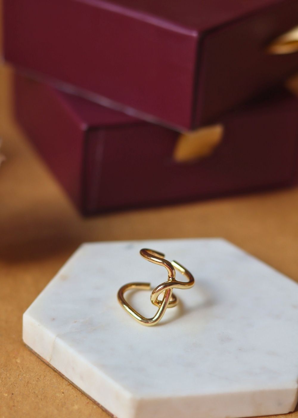 Aurelia Statement Ring with premium quality material