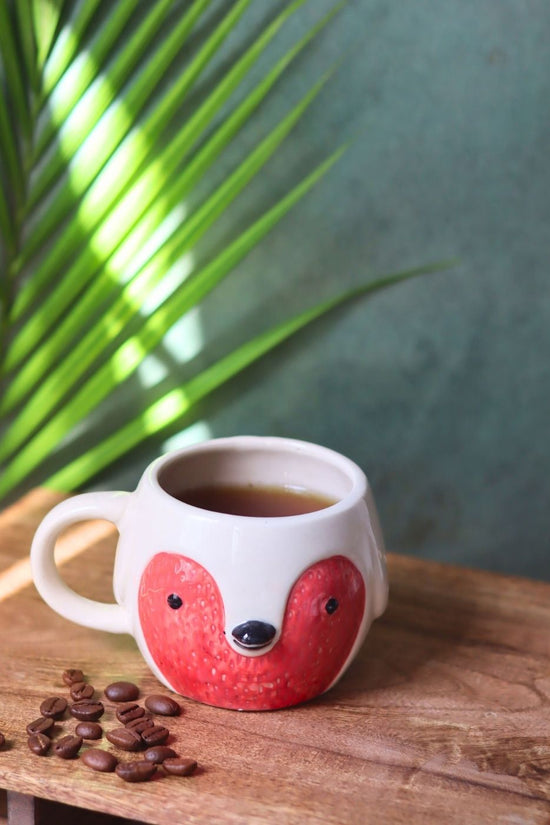 Owl Mug handmade in India