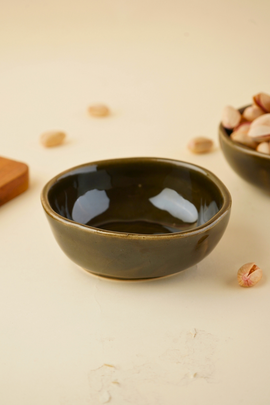 coal Black Bowl handmade in india 