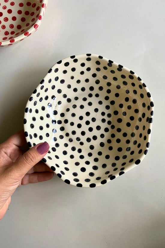 Red & Polka Bowls Combo set of 2